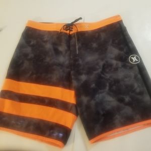 SOLD--Hurley Phantom Board Shorts Athletic Swim Trunks Mens Size 40